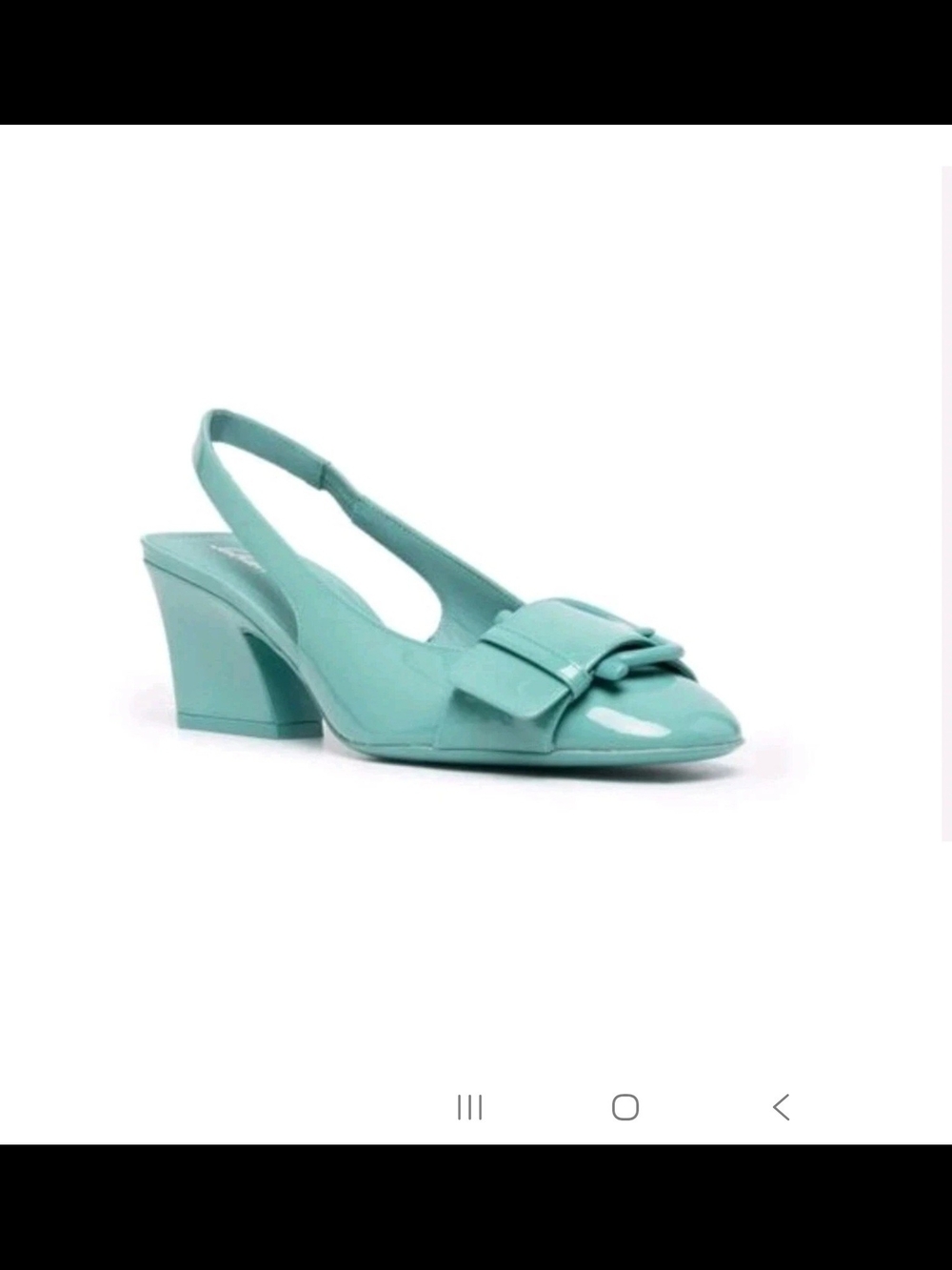 Salvatore Ferragamo Briget 9C Pump TURQUOI LeatherClassic Gancini HEEL Women NWB - Picture 3 of 16